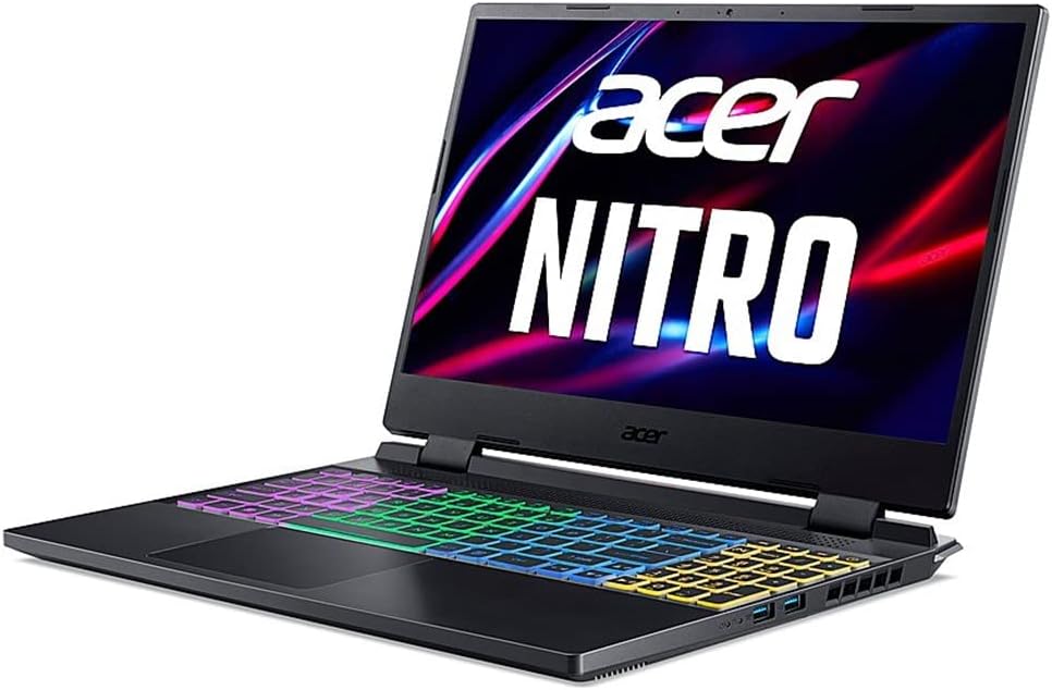 acer Nitro 5 Gaming Laptop, 15.6 FHD 144Hz IPS, 12th Gen Intel 12-Core i5-12500H, GeForce RTX 3060 140W, 32GB RAM, 1TB PCIe SSD+2TB HDD, VR Ready, TB4, WiFi6, 4-Zone RGB, SPS HDMI 2.1 Cable, Win 11