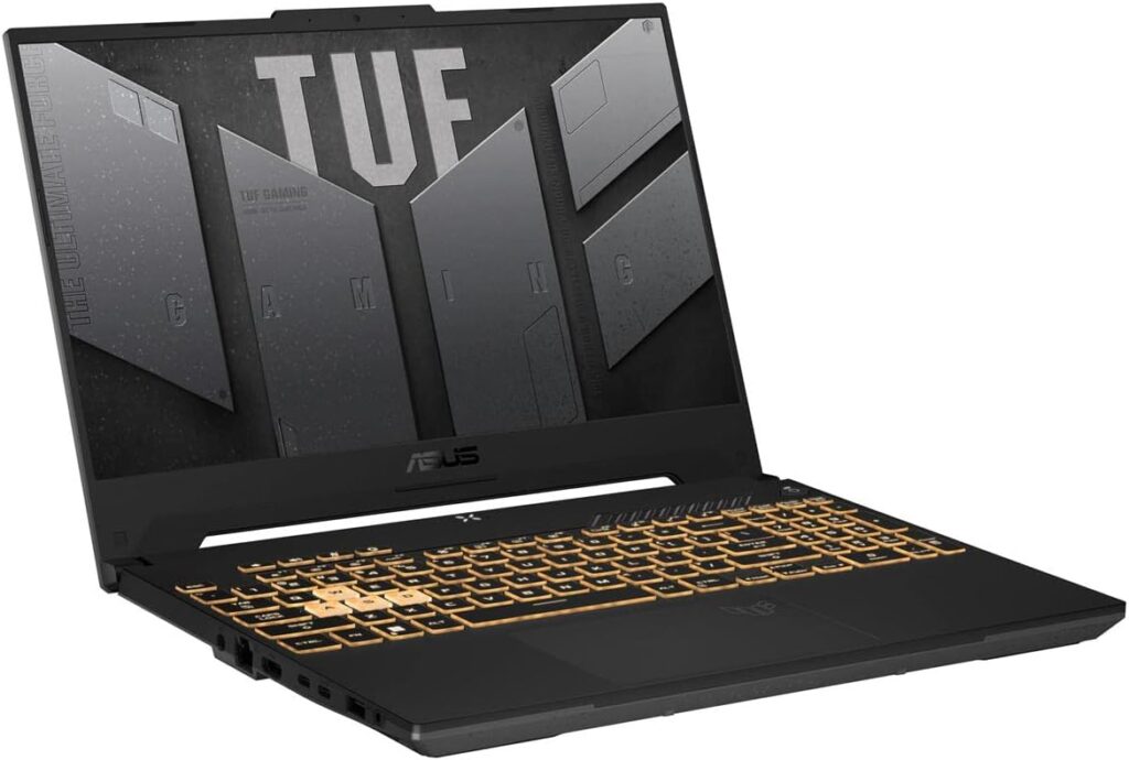 ASUS TUF Gaming F15 (2022) Gaming Laptop, 15.6” FHD 144Hz Display, GeForce RTX 3050, Intel Core i5-12500H, 16GB DDR4, 512GB PCIe SSD, Wi-Fi 6, Windows 11, FX507ZC-ES53,Mecha Gray